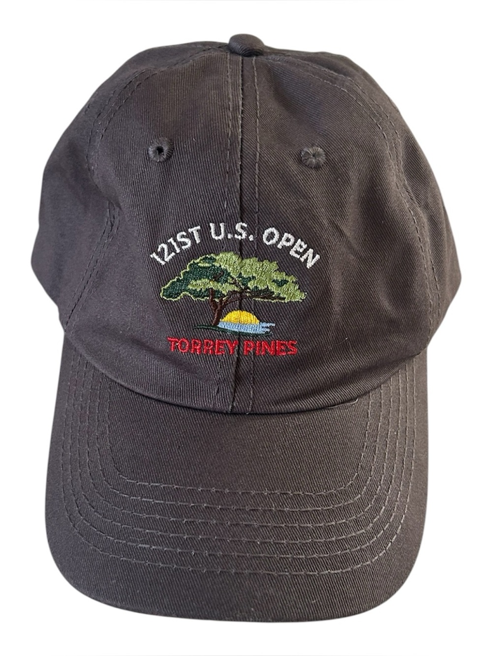121st U.S. Open Torrey Pines USGA Member Embroidered Baseball Cap - Dark Gray